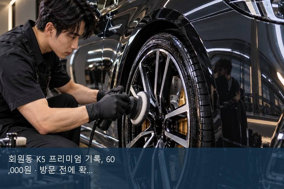 회원동 K5 프리미엄 기록, 60,000원 · 방문 전에 확인한 것
